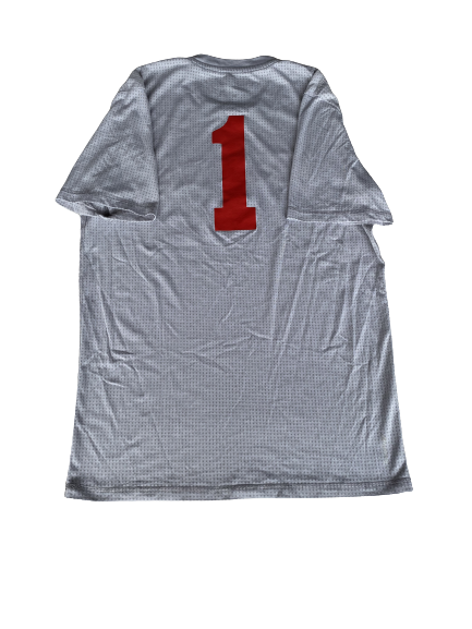 Lauren Carlini Wisconsin Volleyball Exclusive Practice Shirt with Number on Back (Size M)
