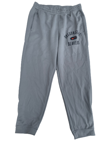 Xzavier Malone-Key Oregon State Basketball Team Issued Travel Sweatpants (Size L)