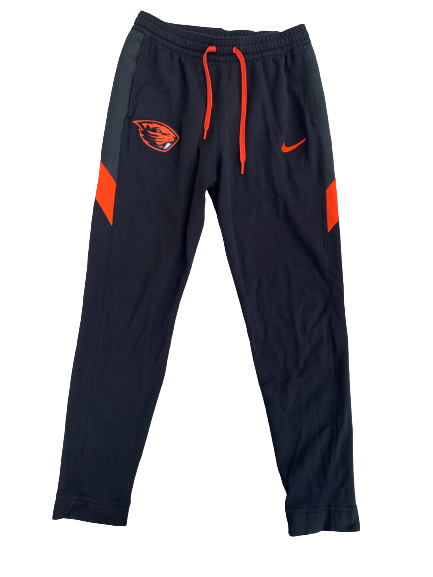Xzavier Malone-Key Oregon State Basketball Team Issued Travel Sweatpants (Size L)