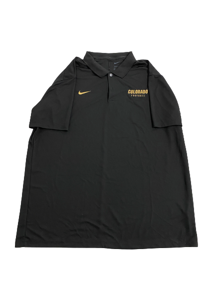 Maddox Kopp Colorado Football Team-Issued Polo Shirt (Size XL)