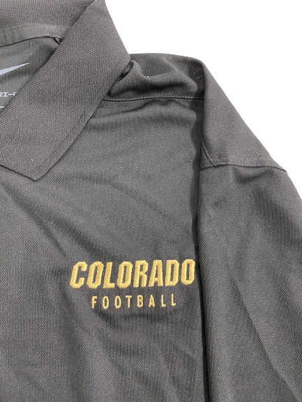 Maddox Kopp Colorado Football Team-Issued Polo Shirt (Size XL)