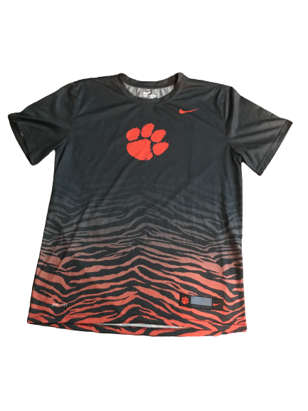 Lyles Davis Clemson Team Issued Tiger T-Shirt (Size L)