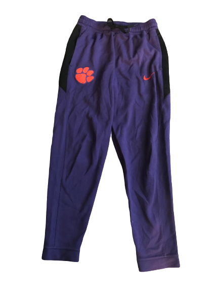Lyles Davis Clemson Team Issued Travel Sweatpants (Size L)