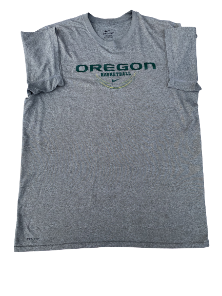 E.J. Singler Oregon Team Issued Short Sleeve Shirt (Size XLT)