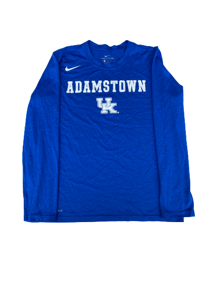 Riley Welch Kentucky Basketball Player Exclusive "ADAMSTOWN" Shooting Shirt (Size M)