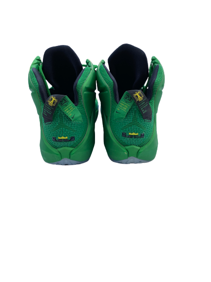 E.J. Singler Oregon Nike LeBron James Sneakers (Size 12.5)