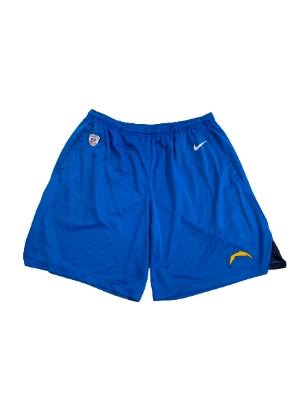 Joe Reed Los Angeles Chargers Football Team-Issued Shorts (Size XL)