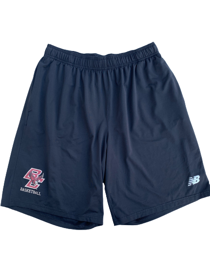 Brevin Galloway Boston College Basketball Team Issued Workout Shorts (Size L)