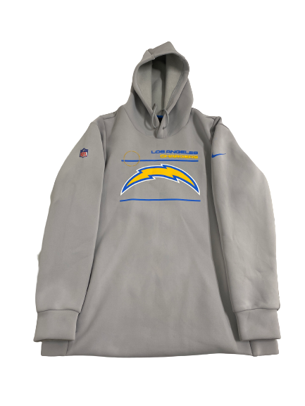 Joe Reed Los Angeles Chargers Football Player-Exclusive Premium Hoodie (Size XL)