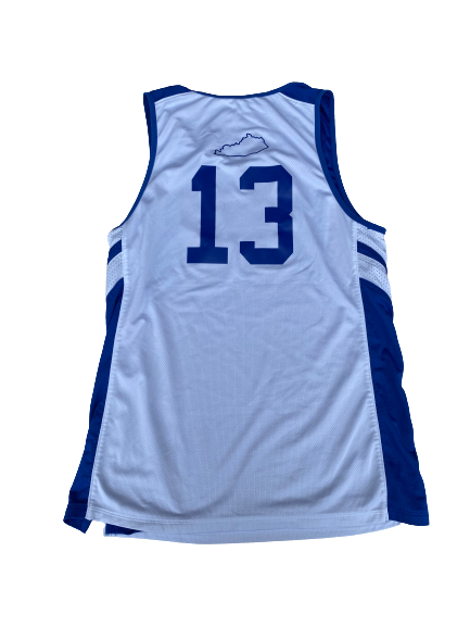 Riley Welch Kentucky Basketball Player Exclusive Reversible Practice Jersey (Size L)