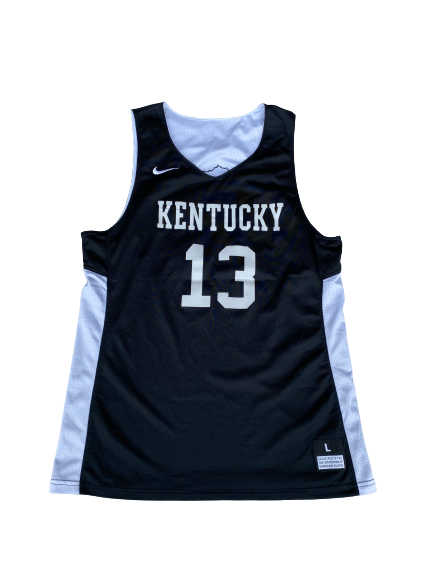 Riley Welch Kentucky Basketball Player Exclusive Reversible Practice Jersey (Size L)