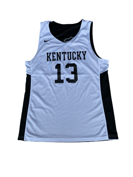 Riley Welch Kentucky Basketball Player Exclusive Reversible Practice Jersey (Size L)