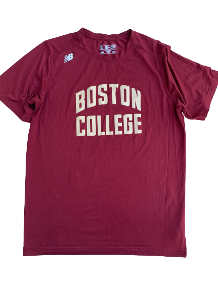 Brevin Galloway Boston College Basketball Team Issued Workout Shirt (Size L)