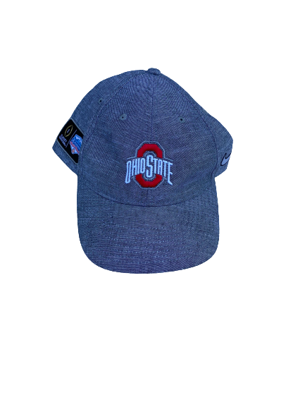 Malik Harrison Ohio State Football Team Issued Fiesta Bowl Hat