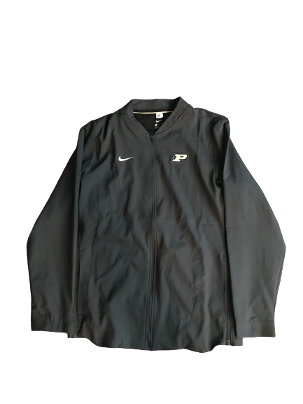 P.J. Thompson Purdue Team-Issued Zip-Up Jacket (Size L)