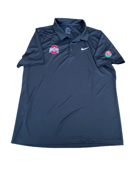 Malik Harrison Ohio State Football Player-Exclusive Rose Bowl Polo (Size XL)