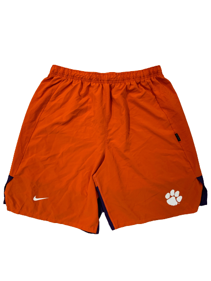 Patrick McClure Clemson Football Team Issued Shorts (Size XL)
