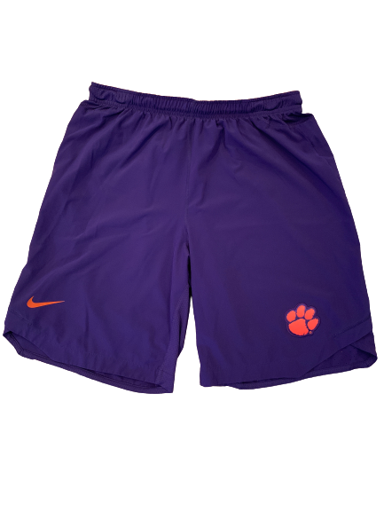 Patrick McClure Clemson Football Team Issued Shorts (Size L)
