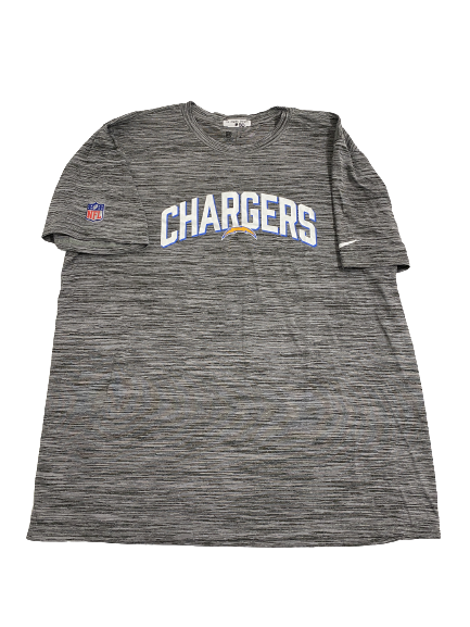 Joe Reed Los Angeles Chargers Football Team-Issued T-Shirt (Size XL)