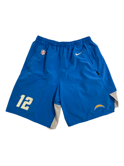 Joe Reed Los Angeles Chargers Football Player-Exclusive Shorts With 