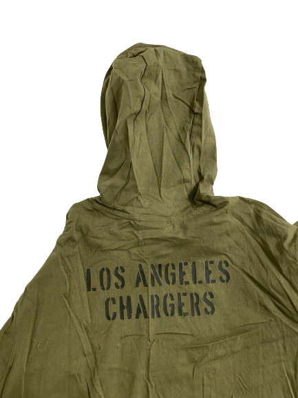 Joe Reed Los Angeles Chargers Football Player-Exclusive Salute to Service Performance Hoodie (Size XL)