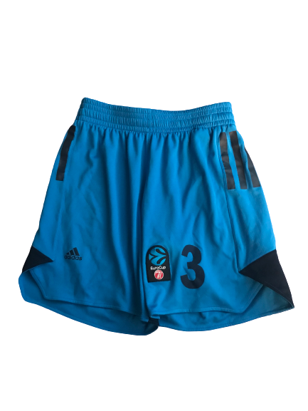 Peyton Siva Game Worn Authentic Alba Berlin Shorts (Size L)