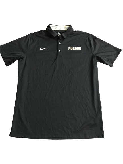 Vincent Edwards Purdue Team Issued Polo Shirt (Size L)