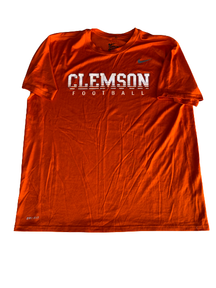 Patrick McClure Clemson Football Team Issued Workout Shirt (Size XL)