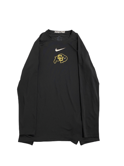 Maddox Kopp Colorado Football Team-Issued Compression Long Sleeve Shirt (Size XL)
