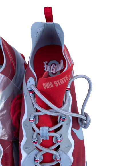 Malik Harrison Ohio State Football Team Issued Shoes (Size 14)