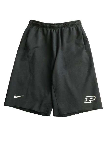 Vincent Edwards Purdue Team Issued Sweat Shorts (Size L)