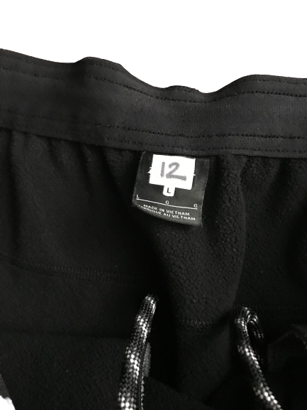 Vincent Edwards Purdue Team Issued Sweat Shorts (Size L)