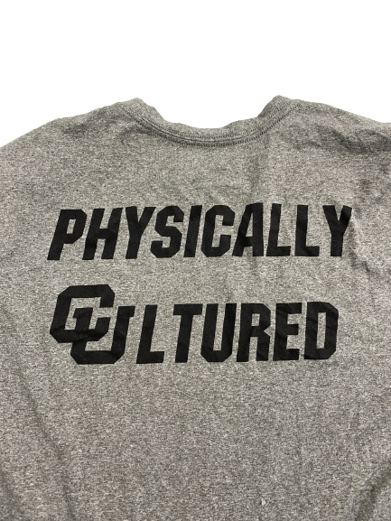 Brendon Lewis Colorado Football Player-Exclusive "Physically Cultured" Long Sleeve Shirt (Size L)