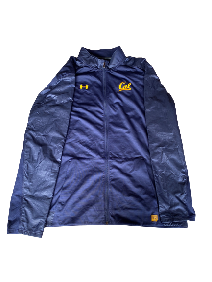 Jake Curhan California Football Team Issued Zip-Up Jacket (Size 3XL)