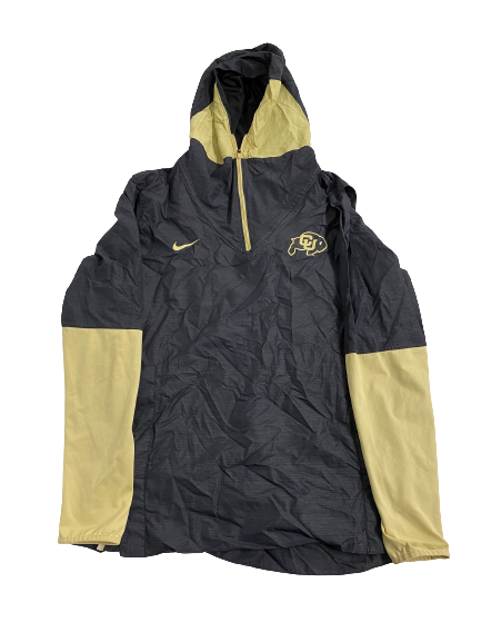 Brendon Lewis Colorado Football Team-Issued Quarter-Zip Pre-Game Jacket (Size L)