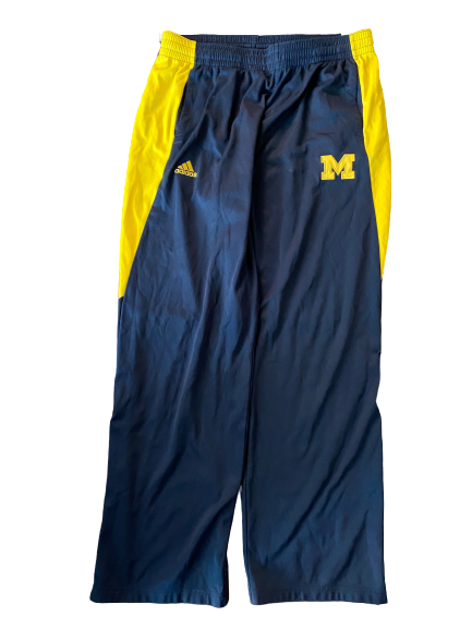 Derrick Walton Jr. Michigan Adidas Team-Issued Sweatpants (Size L)
