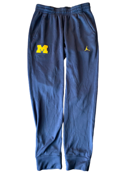 Derrick Walton Jr. Michigan Jordan Team-Issued Sweatpants (Size L)
