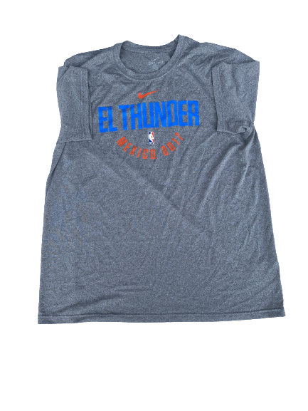 Kyle Singler Oklahoma City Thunder "El Thunder" Shirt (Size XL)