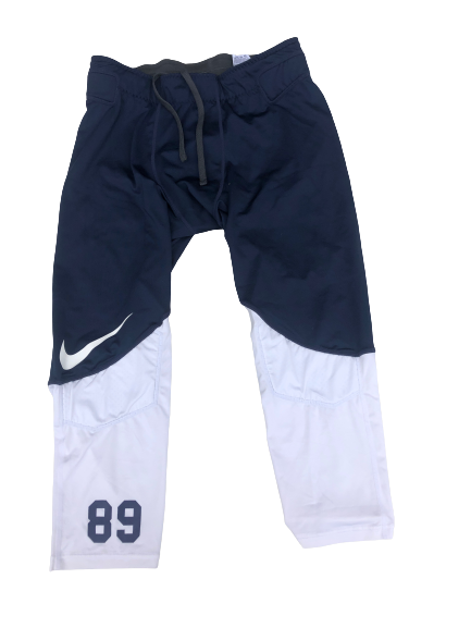Matt Bushman BYU Football Team Issued Training Compression Pants with Number (Size XL)