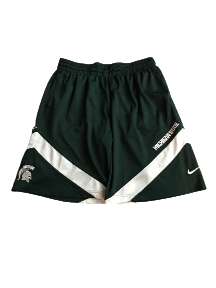 Javon Bess Michigan State Team Issued Practice Shorts (Size XL)