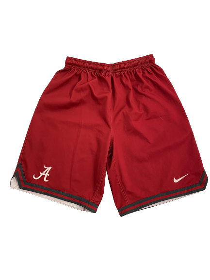 Tyler Barnes Alabama Basketball Player-Exclusive Practice Shorts (Size M)