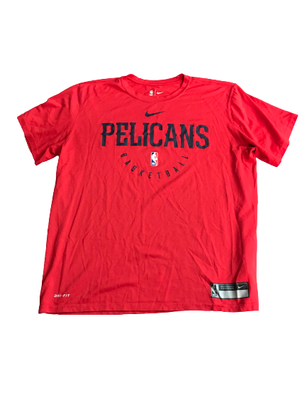 Javon Bess New Orleans Pelicans Team Issued Workout Shirt (Size XL)