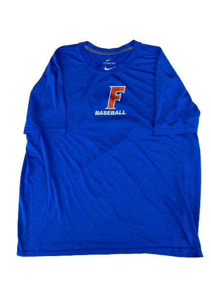 Cal Greenfield Florida Baseball Team Issued Practice Shirt with Number (Size XL)