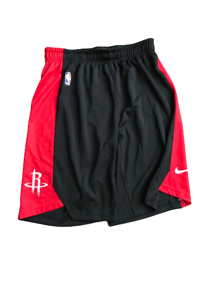 Javon Bess Houston Rockets Team Issued Workout Shorts (Size L)