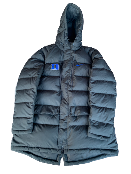 Chase Jeter Duke Nike Elite Player Exclusive Winter Jacket (Size XL)