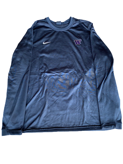 Taylor Rapp Washington Team Issued Thermal Crewneck Pullover (Size XL)