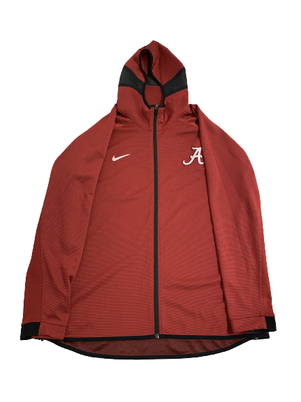 Tyler Barnes Alabama Basketball Team-Issued Zip-Up Jacket (Size XL)