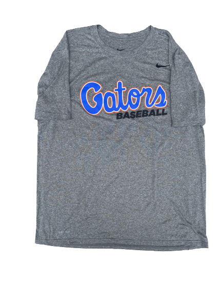 Cal Greenfield Florida Baseball Team Issued Workout Shirt (Size XL)
