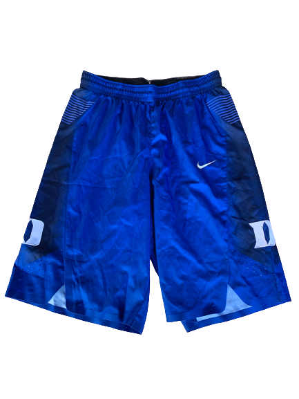 Chase Jeter Duke Basketball Game-Worn Shorts (Size 38)