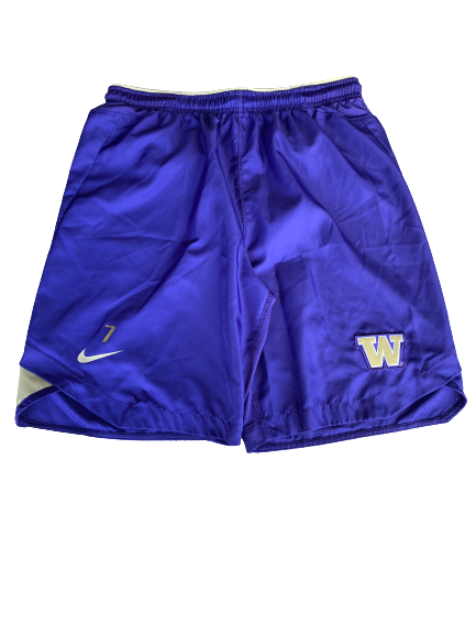 Taylor Rapp Washington Team Issued Shorts with Number (Size L)
